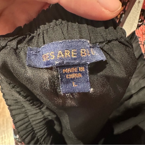 Skies Are Blue Long‎ Sleeve Floral Cut Out Maxi Dress Size Large - Picture 3 of 4